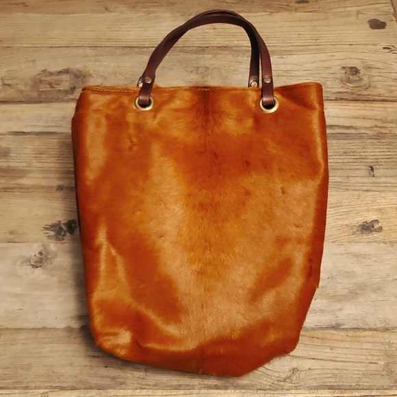 J & M Davidson cowhide handbag - Picture 1 of 6